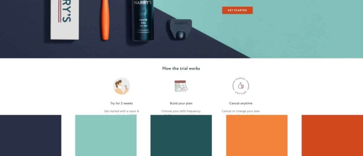 Colour in web design: Contrasting colours